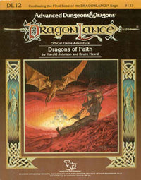 DL12 Dragons of Faith, 2024 DragonLance Module, TSR 9133 - COMPLETE UNPUNCHED