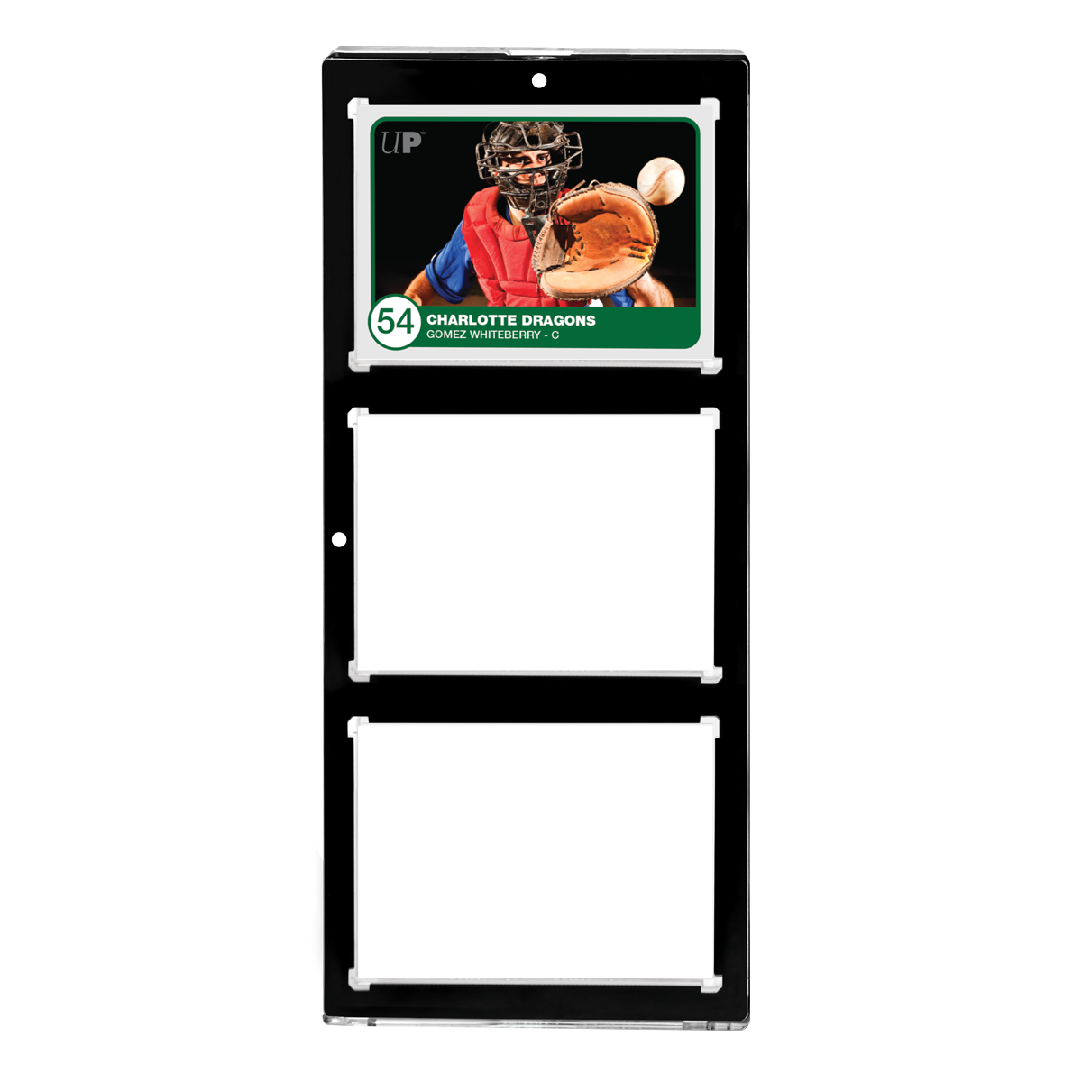 35PT 3-Card Black Border UV ONE-TOUCH Magnetic Holder