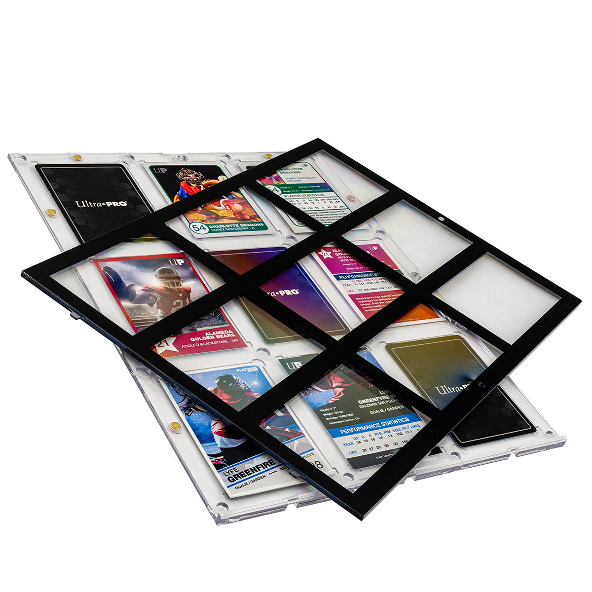 35PT 9-Card Black Border UV ONE-TOUCH Magnetic Holder