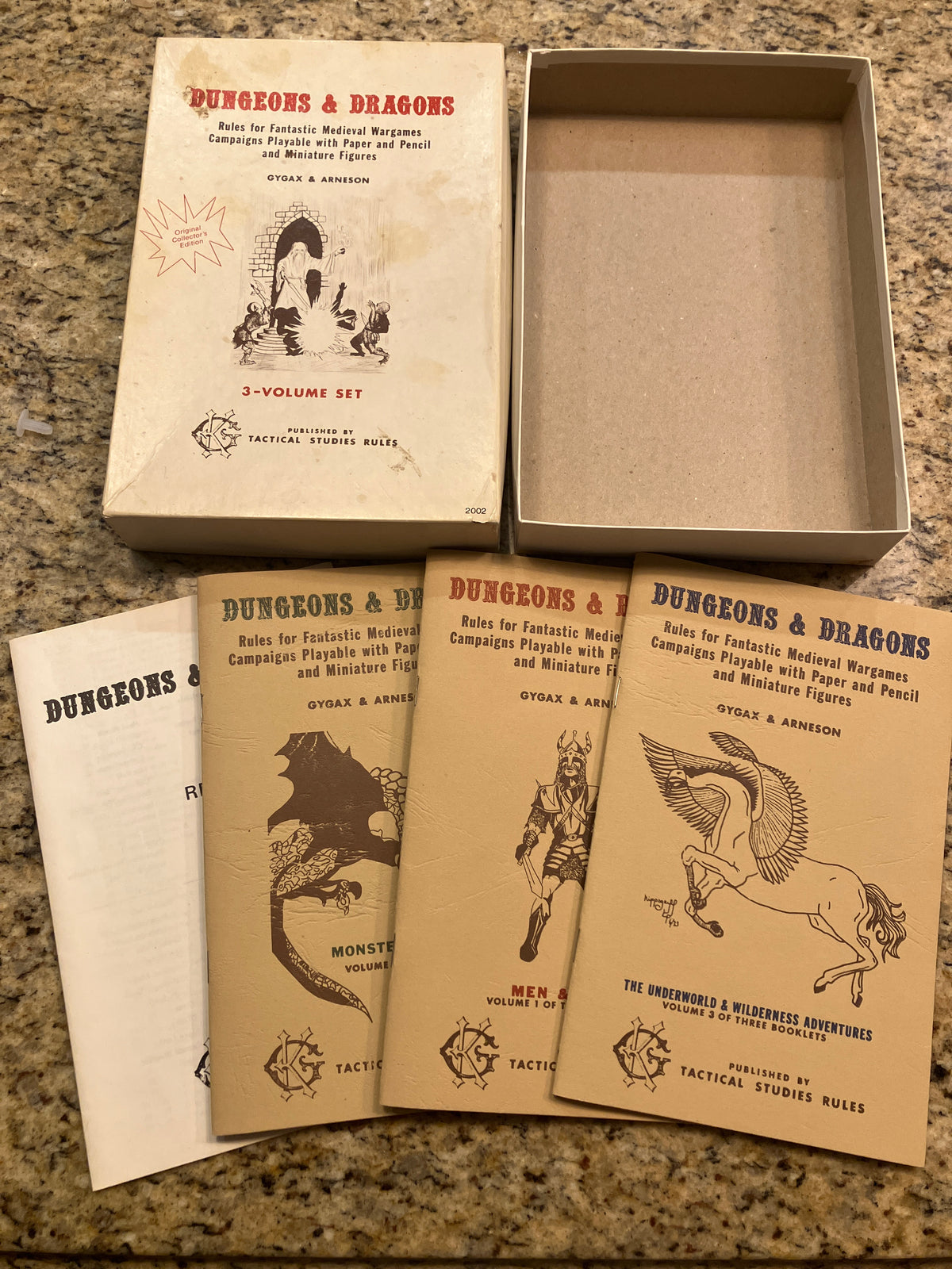 Original D&amp;D Set (white box, Original Collector&#39;s Edition)