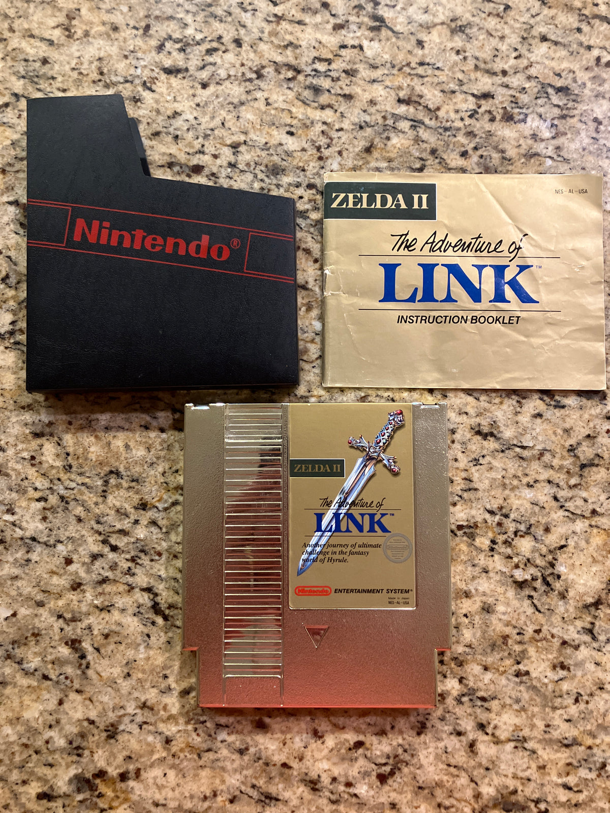 Zelda II: The Adventure of Link (NES) w/ manual