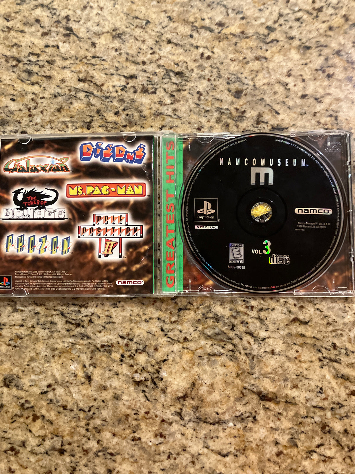 Namco Museum Volume 3 (PS1) - Greatest Hits