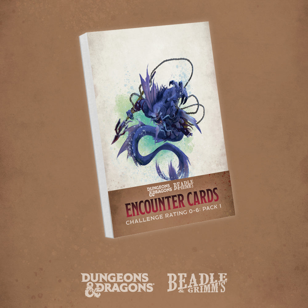 Encounter Cards (D&amp;D) - Challenge Rating 0-6 PACK 1