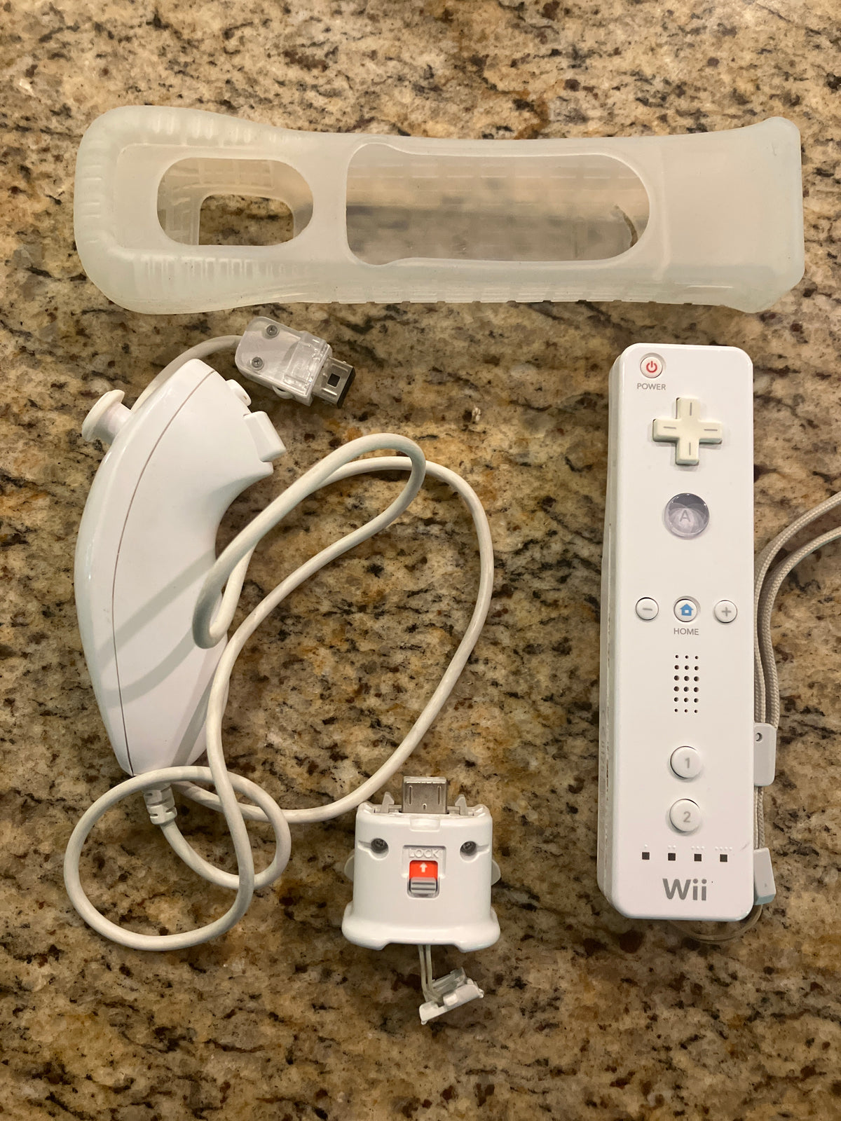 Wii Remote with Motionplus Adapter &amp; Nunchuck