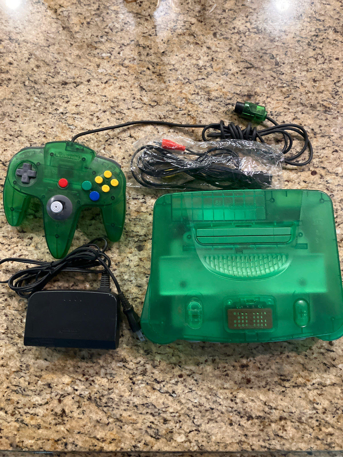 Nintendo 64 Jungle Green Console