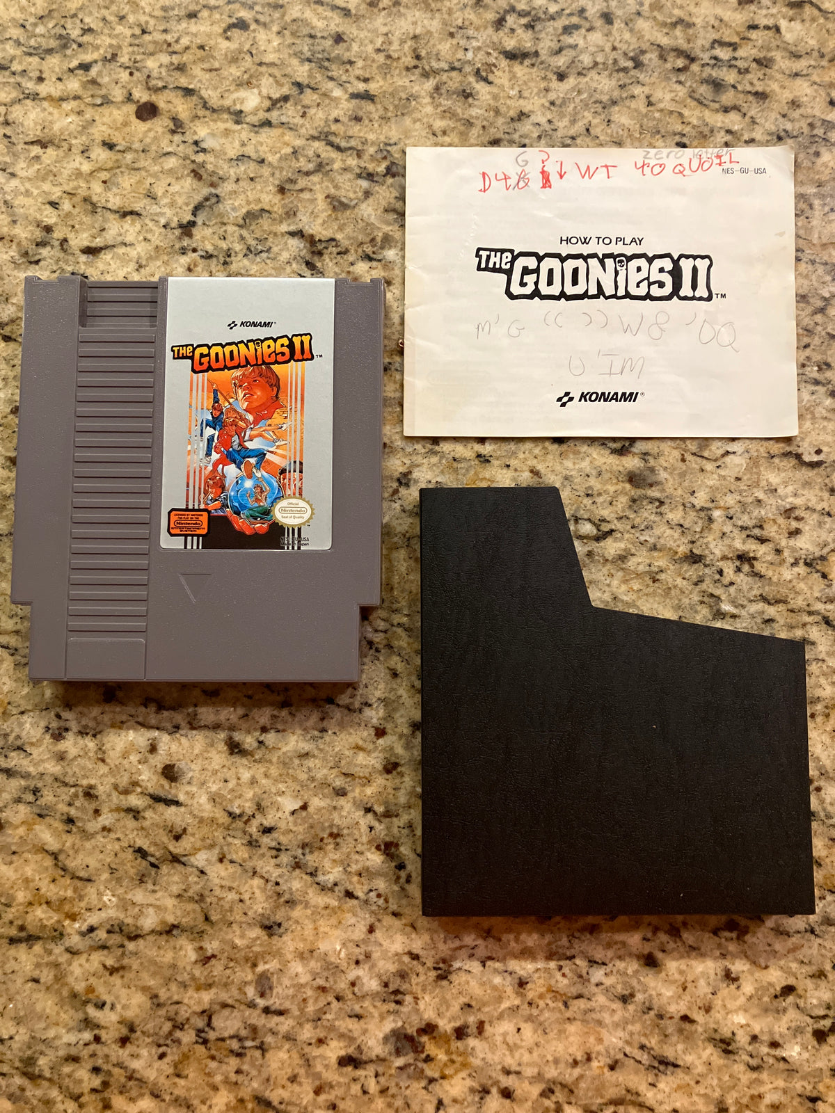 The Goonies II (NES) w/ manual