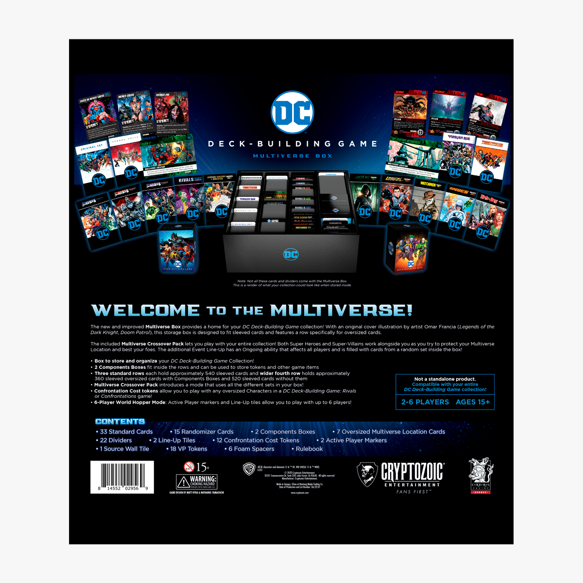 DC Deck-Building Game: Multiverse Box – Super Heroes Edition