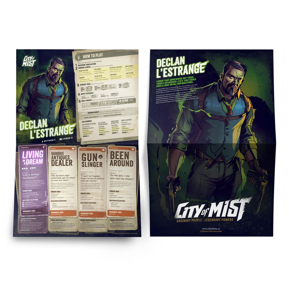 City of Mist Character Folio Pack