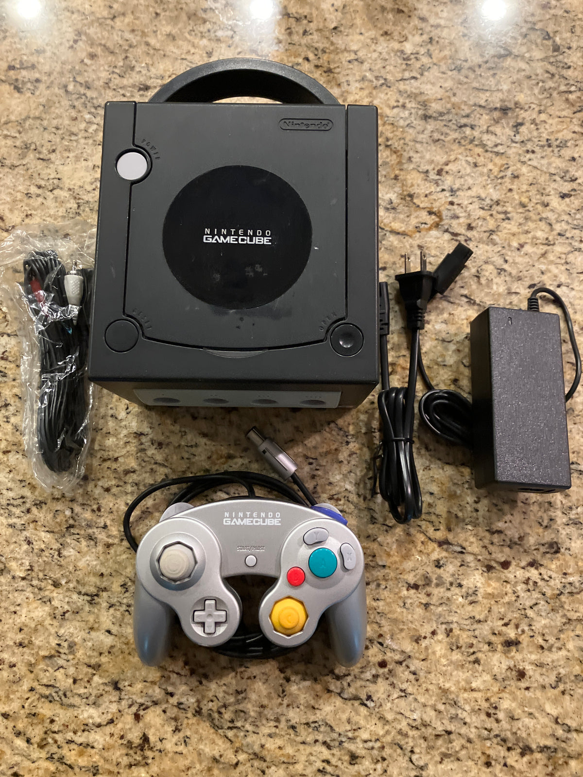 Nintendo Gamecube Black Console Bundle