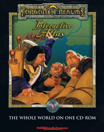 Forgotten Realms Interactive Atlas CD Rom (no box)