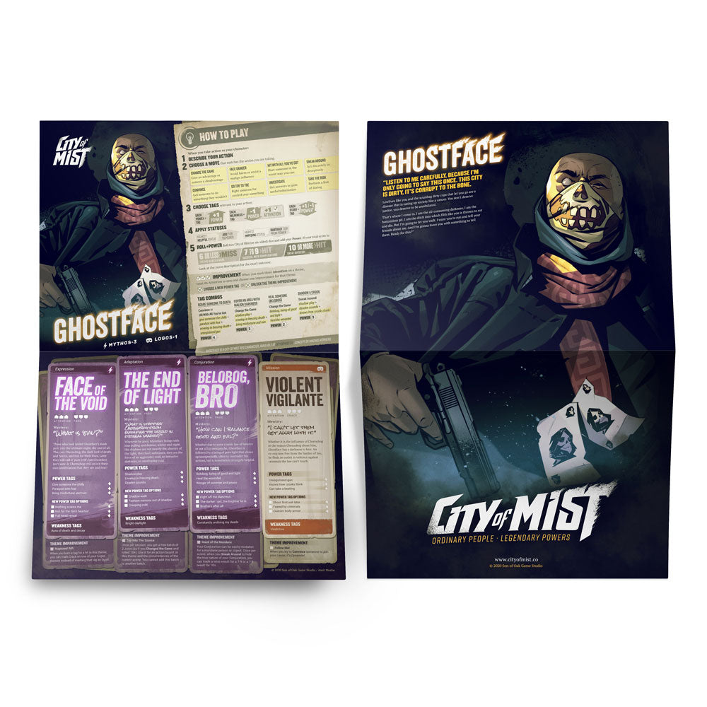 City of Mist Character Folio Pack