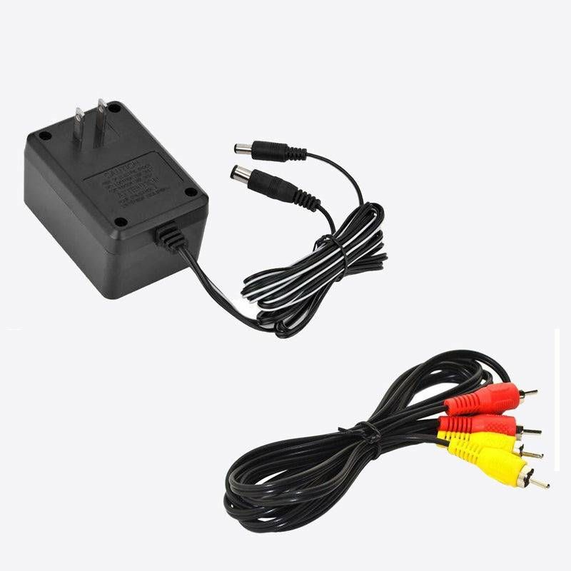 A/V &amp; Power Cord Bundle Compatible With Nintendo NES