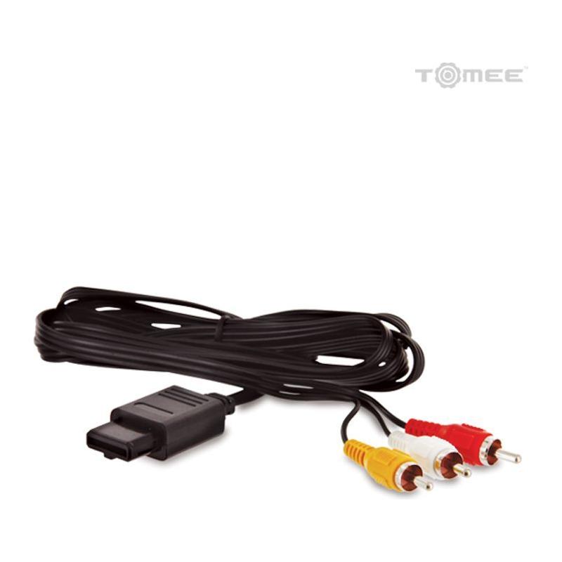 AV Composite Cable For Nintendo SNES / N64 / GameCube (Tomee)