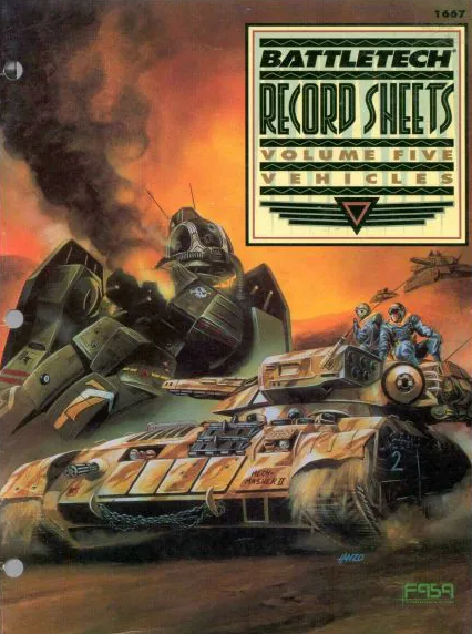 Record Sheets Volume 5: Vehicles