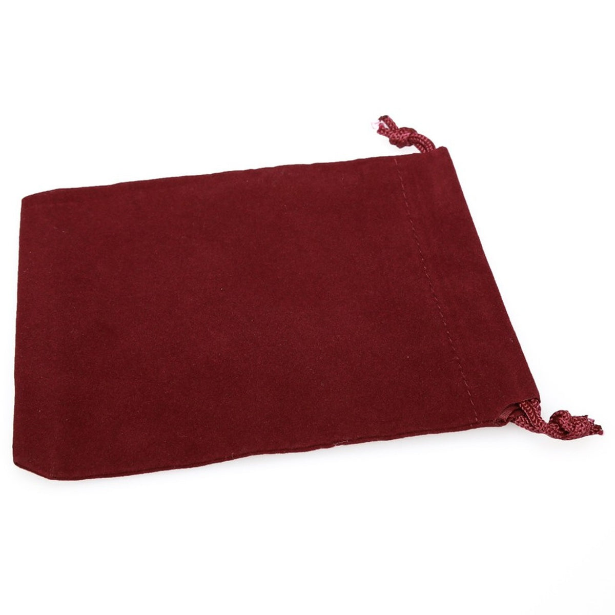 Velour Dice Bag (Small): Burgundy