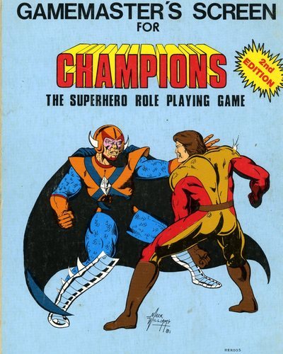 Gamemaster&#39;s Screen for Champions 2nd edition