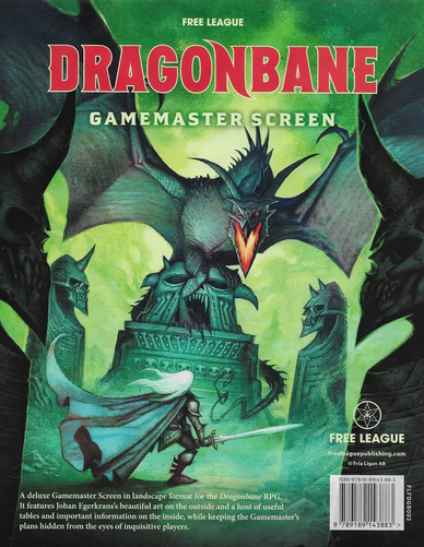 Dragonbane Gamemaster Screen