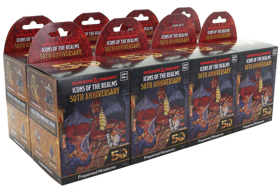 D&amp;D Icons of the Realms: 50th Anniversary - 8 ct. Booster Brick