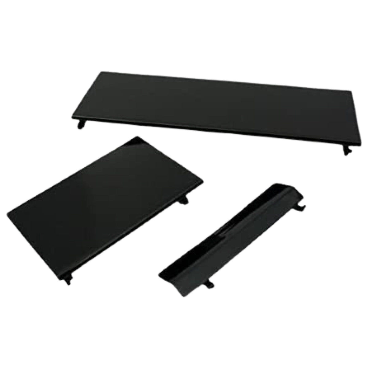 Replacement Doors Compatible With Nintendo Wii (Black)