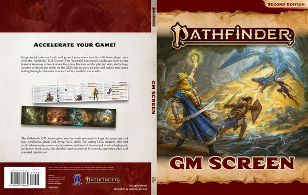 Pathfinder 2nd Edition GM Screen - The Dragons Trove