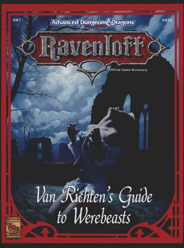 RR7 Van Richten&#39;s Guide to Werebeasts