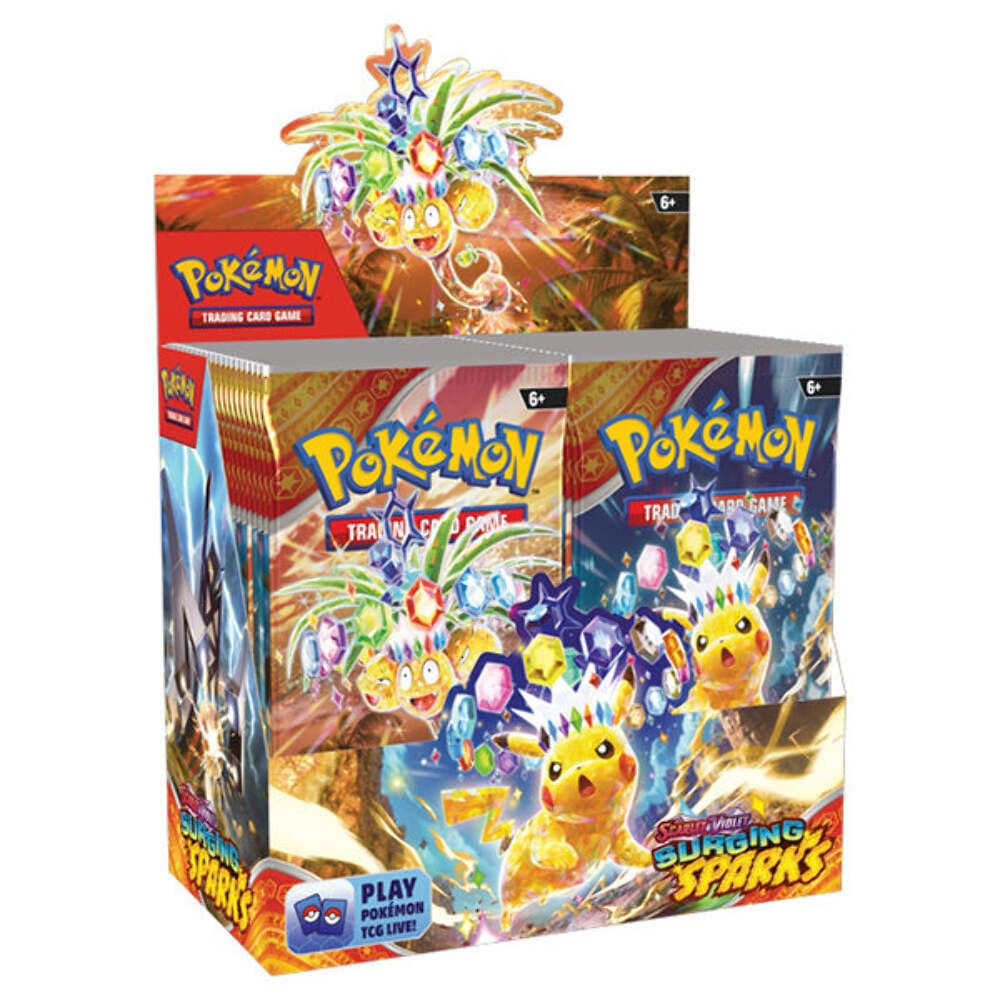 Pokemon: Scarlet &amp; Violet Surging Sparks Booster Display