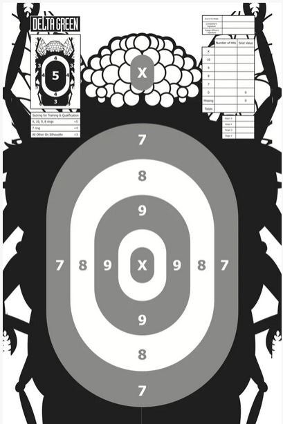 Delta Green Shooting Target: Mi-Go (10 Pack)